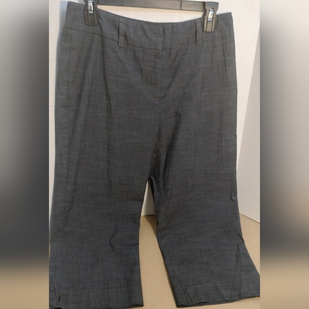 Women's Rafaella Blue Capris - Picture 2 of 9